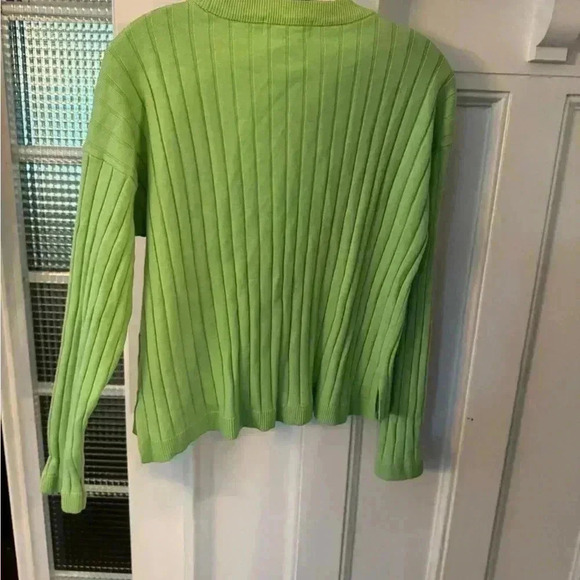 Sanctuary NWT women’s bright green cardigan pockets size medium - Picture 3 of 10